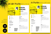 Modern Resume Bundle / CV - Evelyn, a Resume Template by Templates Design Co. (Thumbnail 8 of 17)
