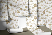 Palm Trees Pattern Collection, an Illustration by Jeanna Draw (Thumbnail 11 of 11)