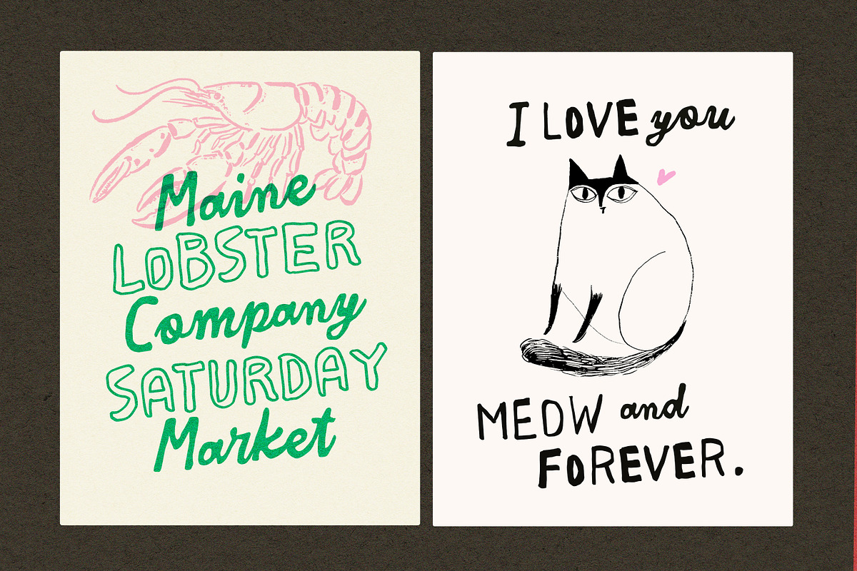 Butter And Crumb Font Duo, a Handwritten Font by Nicky Laatz (Photo 15 of 19)