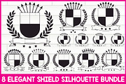 Elegant Emblem Badge Bundle, an Illustration by jahid234 (Thumbnail 1 of 9)
