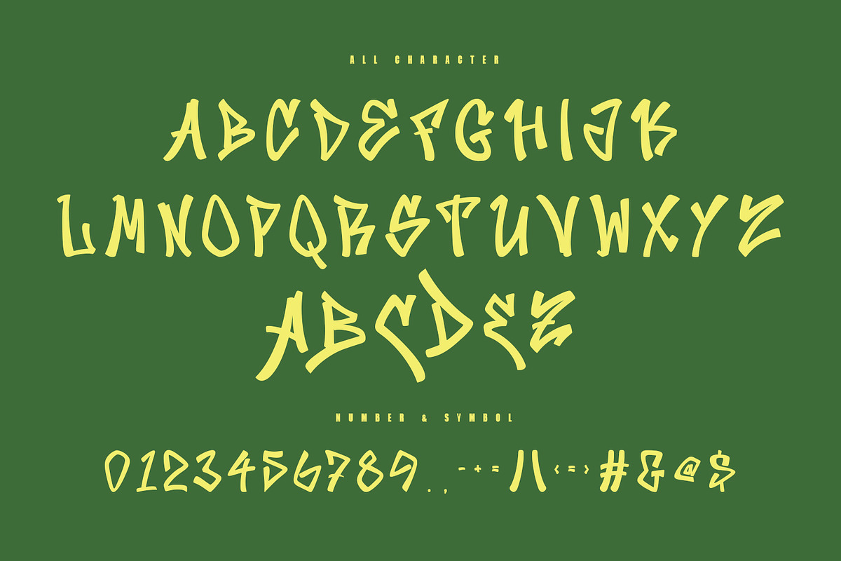 Cilibazz Graffiti Display Font, a Handwritten Font by Maulana Creative (Photo 5 of 7)