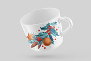 Christmas Set 1, a Background Graphic by Yulia Ogneva (Thumbnail 5 of 7)