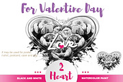 Hearts for Valentine's Day, a Decorative Illustration by Allween (Thumbnail 4 of 5)