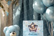 Boy baby shower invitation mockup PS, an Advertising Mockup by Blush Roses Print (Thumbnail 5 of 7)