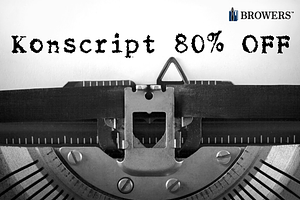Konscript Font 80% Off