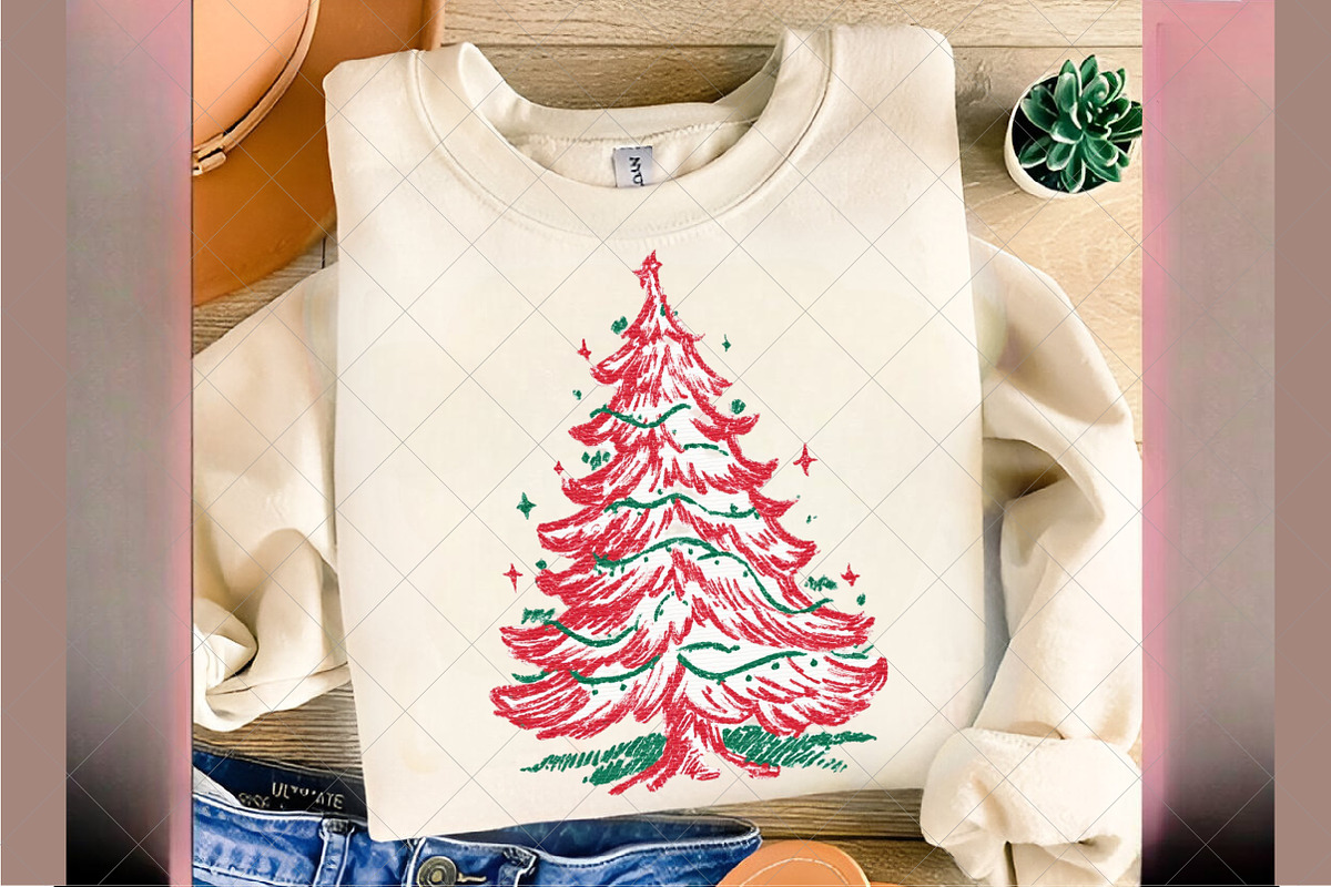 Christmas Line Art Png - Tree, an Illustration by SinaCreation (Photo 5 of 7)