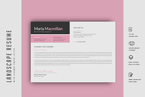 347. Landscape Resume Template