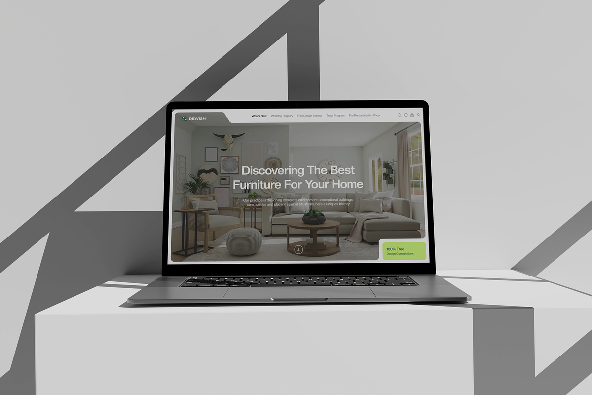 Dewish - E-Commerce Website UI KIT, a Device Mockup by Odama (Photo 5 of 6)