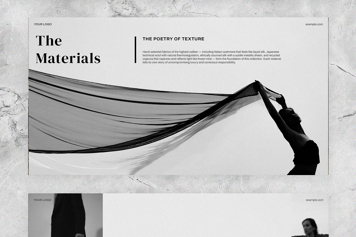 Black and White Fashion Presentation, a Presentation Template by Boris Cupac (Photo 5 of 7)