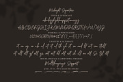 Midnight Signature Font, a Script Font by MJB Letters (Thumbnail 9 of 10)
