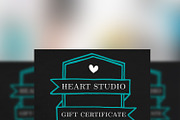 Modern Chalkboard Gift Certificate, a Brochure Template by FUN TENT DESIGN (Thumbnail 3 of 3)