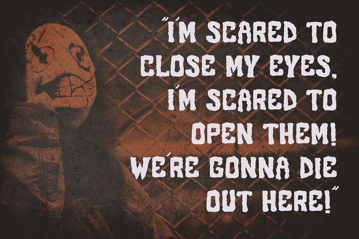 Dark Inside, a Blackletter Font by HATFSTUDIO (Photo 3 of 6)