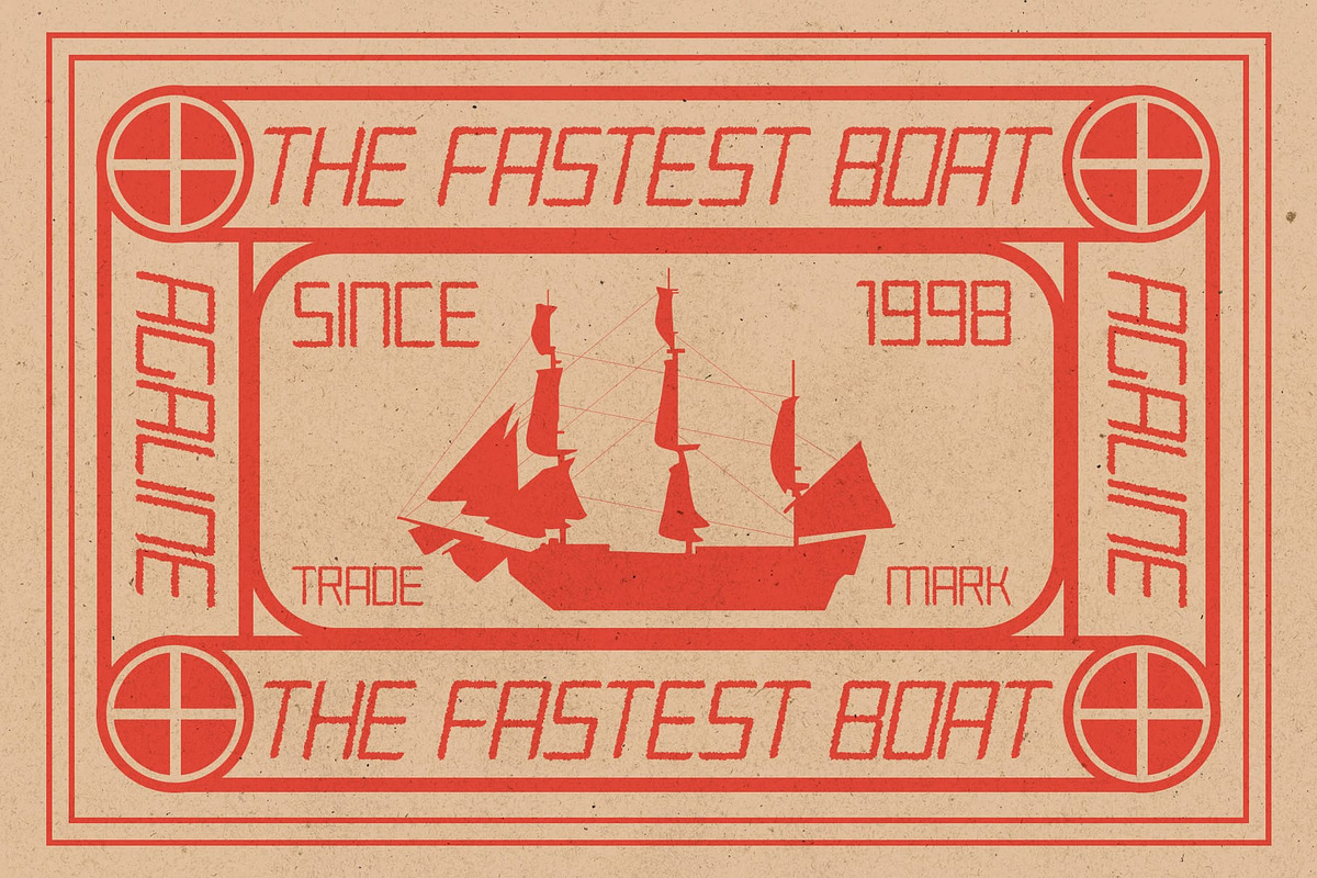 Agaline Rough, a Sans Serif Font by Craft Supply Co. (Photo 6 of 8)