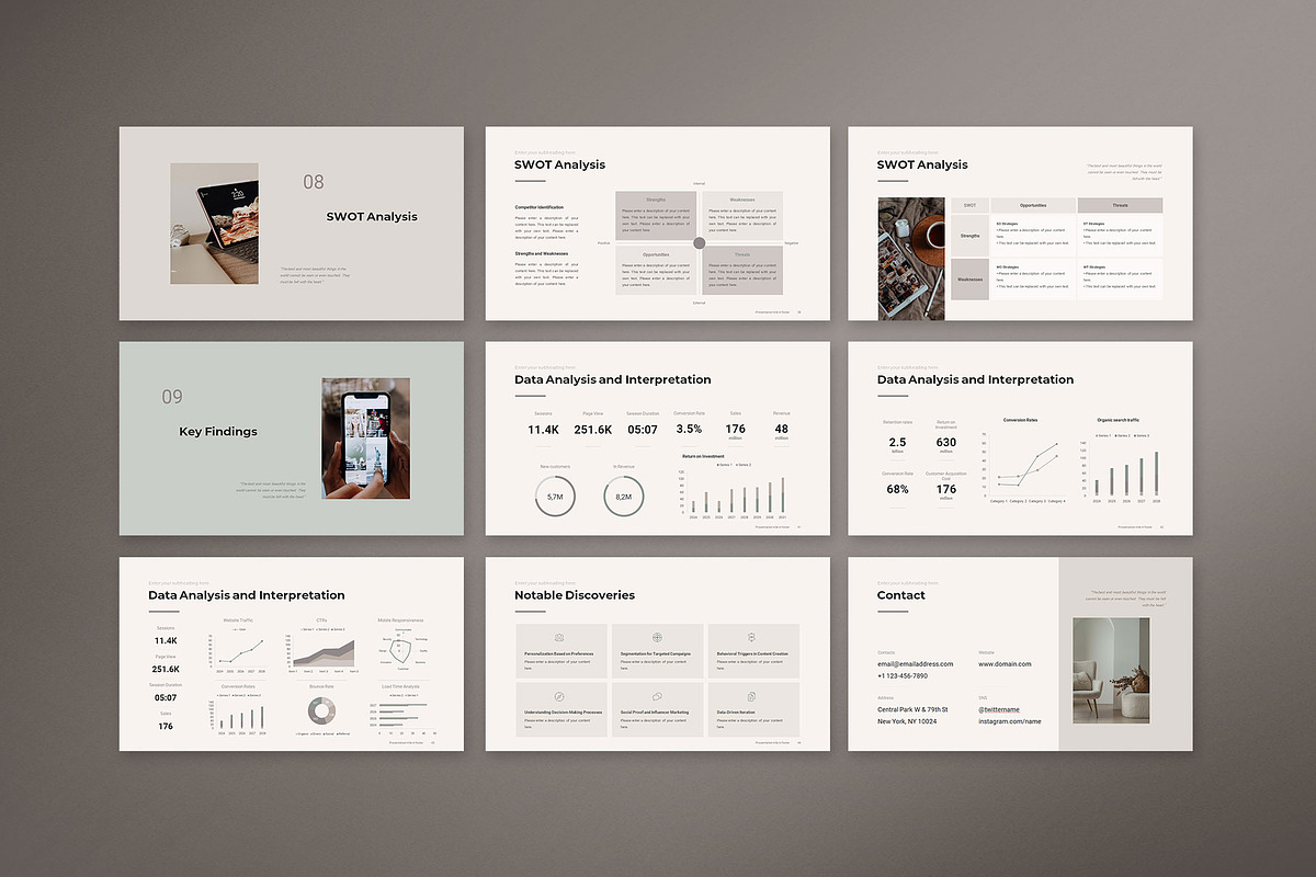 Market Research Presentation, a Presentation Template by CreativityForest (Photo 8 of 9)