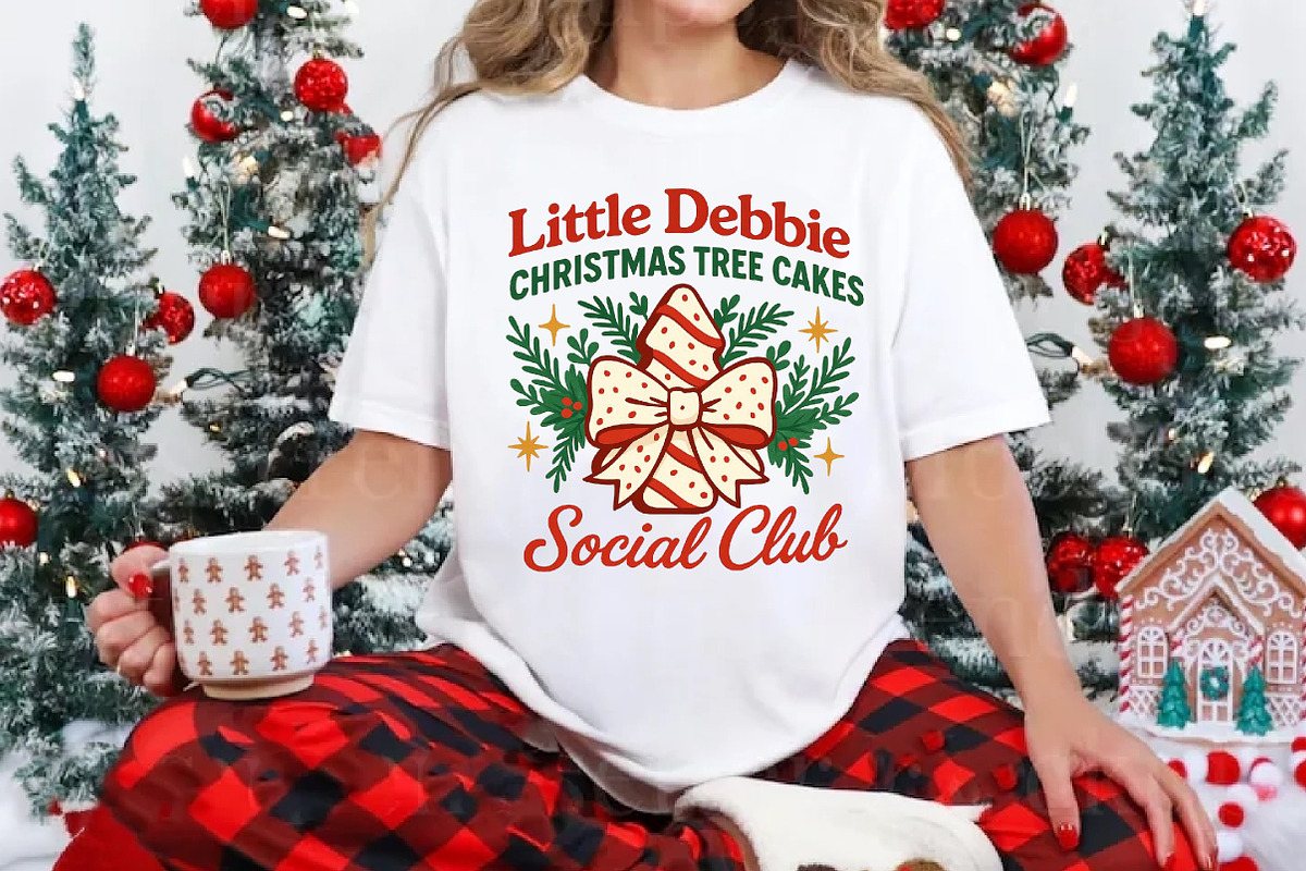 Little Debbie, Christmas Tree Cake P, an Illustration by Libby Wishes (Photo 6 of 6)