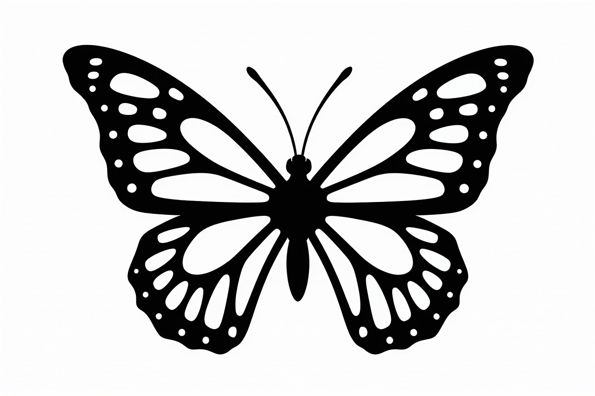 butterfly laser cut design, an Illustration by balal (Photo 6 of 13)