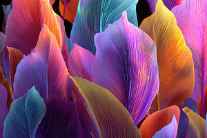 Bright leaves display many colors, a Photo by Pavel_design