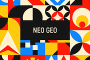 Geometric Shapes Dots Construction, a Pattern Graphic by Neo Geo (Thumbnail 1 of 9)