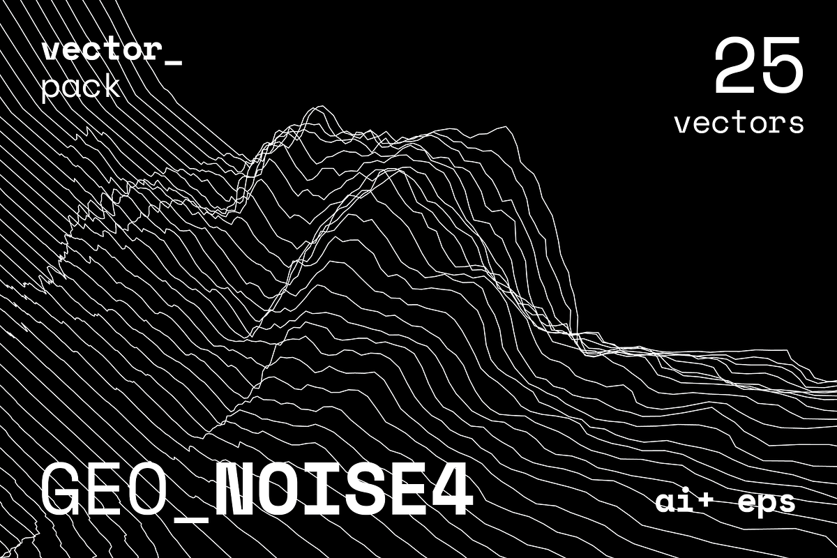 GEO_NOISE4 Vector Pack, a Background Graphic by codetoform (Photo 1 of 26)
