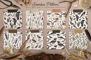 Nordic Birds Ink & Watercolor Set, an Illustration by Fluffy Unicorn (Thumbnail 5 of 12)