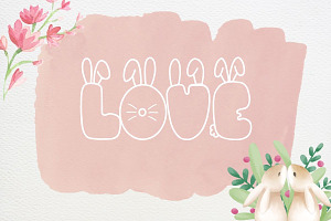 Bunny Display Font