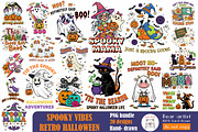 Retro Halloween, Hand-draw PNG, an Object Graphic by GlitterCraft (Thumbnail 1 of 101)