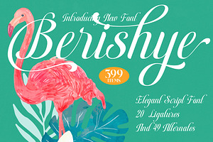 Berishye Elegant Script Font, a Script Font by timelesstype.co