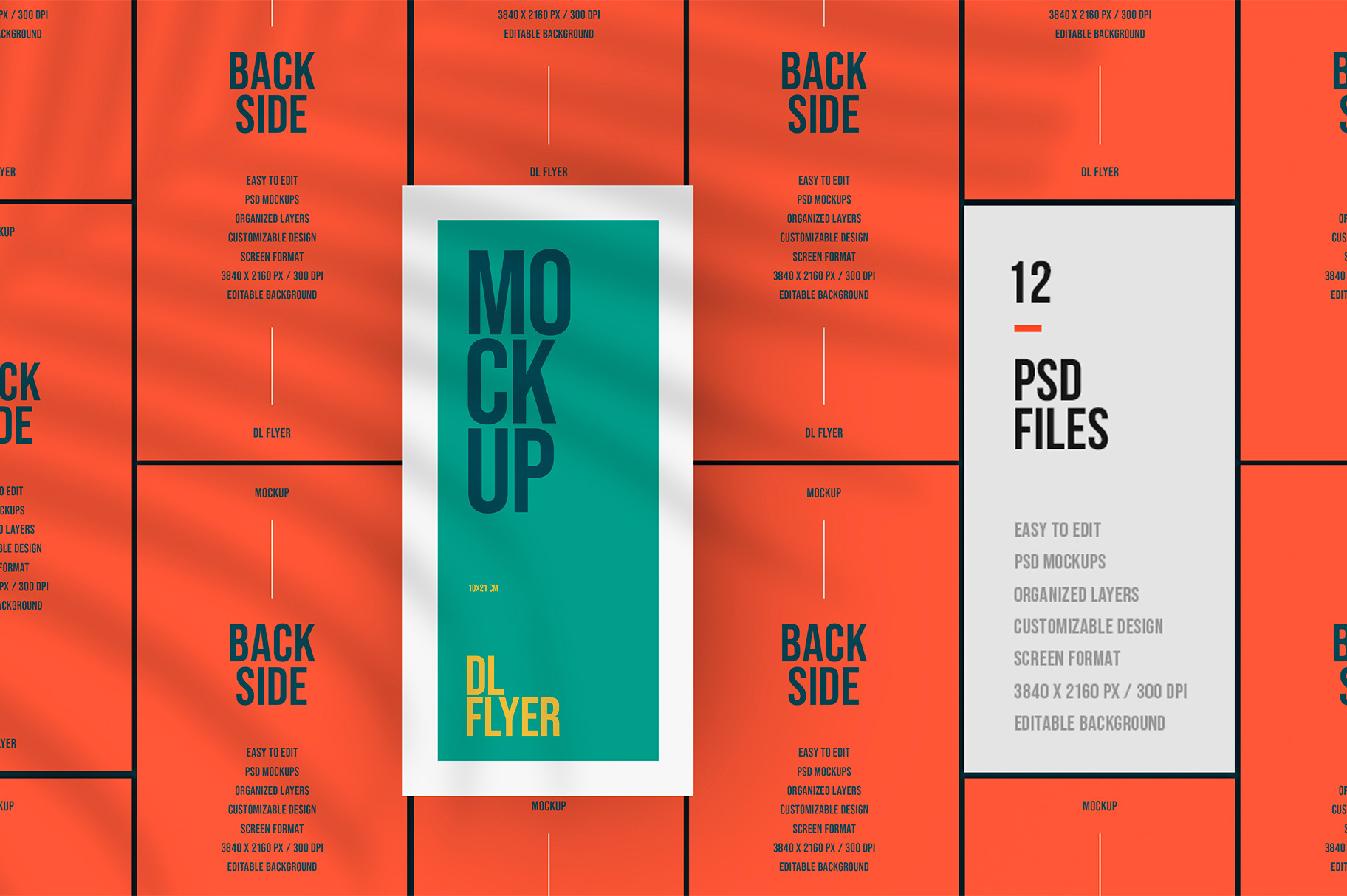 DL Flyer Mockup, a Print Template by dpi