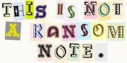 Rummage Sale, a Font by Ingrimayne Type (Thumbnail 2 of 7)