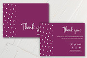 Printable Thank You Business Card, a Business Card Template by Design House (Thumbnail 3 of 9)