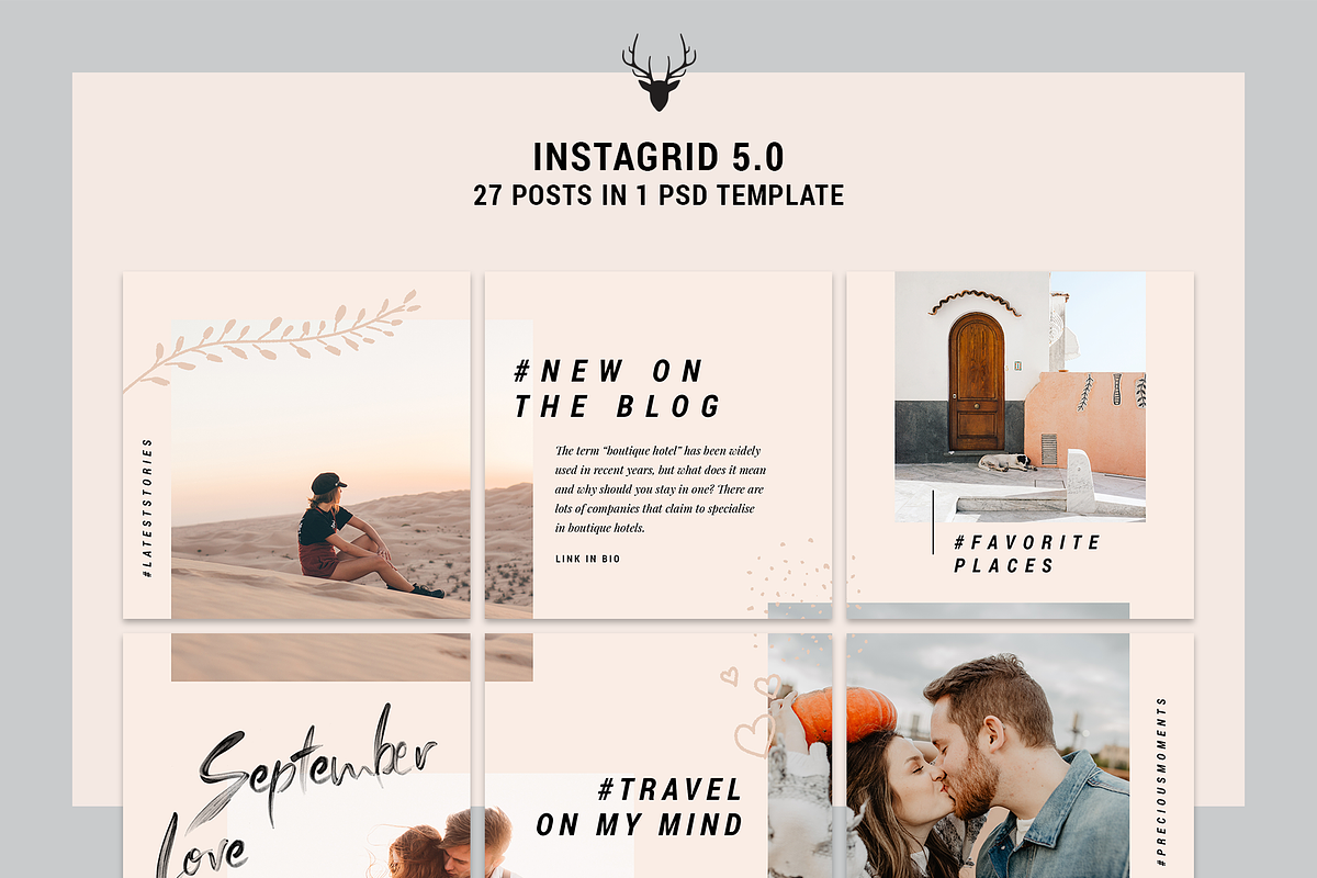 InstaGrid 5.0 - Instagram Puzzle, a Social Media Template by SilverStag Type Foundry (Photo 2 of 15)