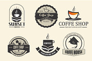 Vintage Coffee logos, a Branding & Logo Template by Ismael Hossain (Thumbnail 1 of 7)