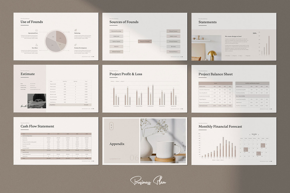 Business Plan Powerpoint Template, a Presentation Template by SlideCo (Photo 15 of 16)