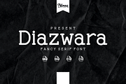 Diazwara, a Serif Font by almazstudio (Thumbnail 1 of 10)