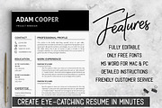 Business Resume Template MS Word, a Resume Template by LevelUpResume (Thumbnail 2 of 5)