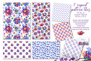 Galaxy floral watercolor collection, a Texture Illustration by UlitkaStudio (Thumbnail 15 of 27)