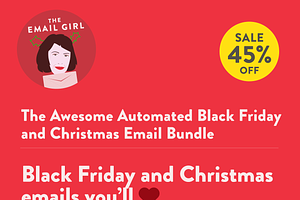 Black Friday & Christmas Emails