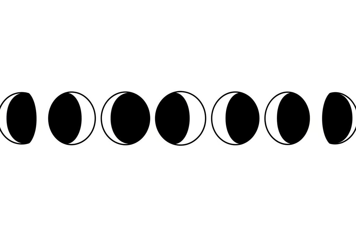Decorative Lunar Phase Design, a Graphic by BIPLOB EXPERT (Photo 2 of 13)