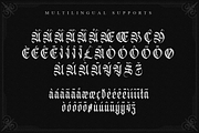 Avertequestra, a Blackletter Font by Emmanuel Buron (Thumbnail 3 of 12)