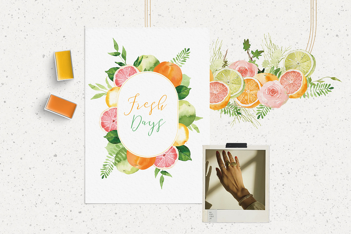 Watercolor flower - Fresh Days, an Illustration by Beigetime (Photo 7 of 12)