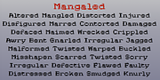 Mangaled, a Font by Ingrimayne Type (Thumbnail 4 of 6)