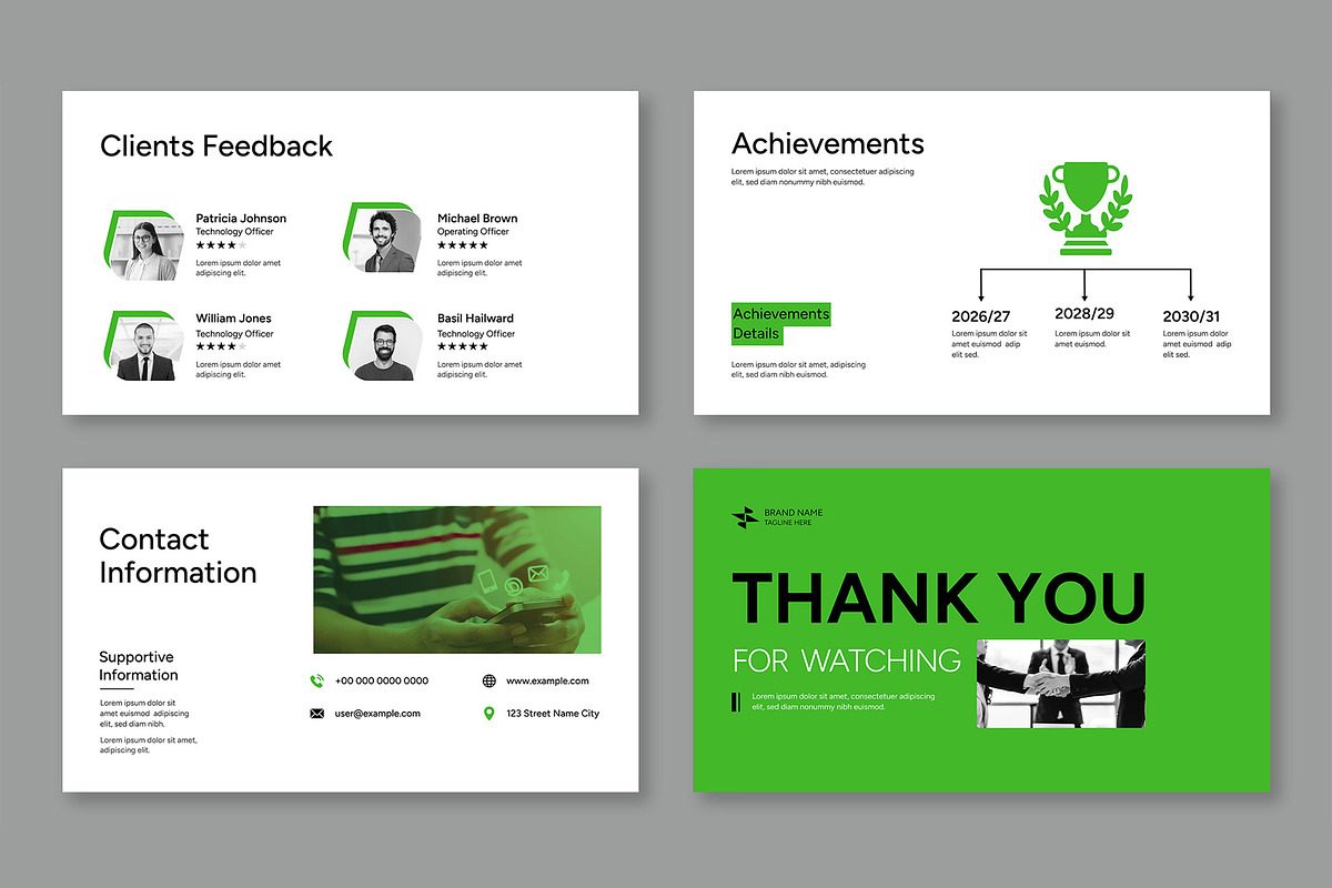 Professional Company Profile Present, a Presentation Template by Mighty-Slide (Photo 6 of 6)