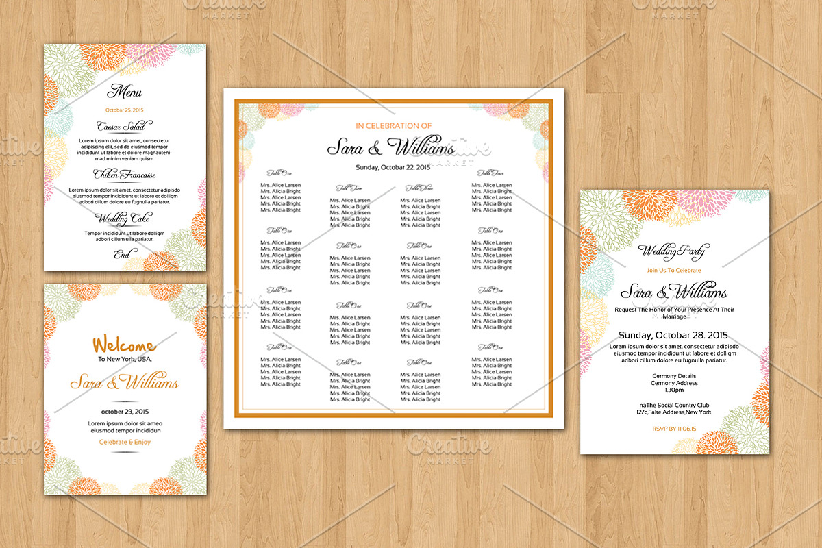 Wedding Invitation Suite, an Invitation Template by retrographix (Photo 2 of 2)