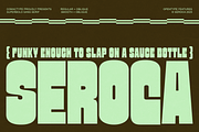 SEROCA - A Funky Sans Serif Font, a Sans Serif Font by Comactype Foundry (Thumbnail 1 of 15)