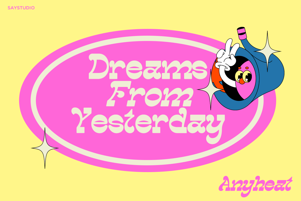 Anyheat - Retro Display Font, a Font by Say Studio (Photo 4 of 13)