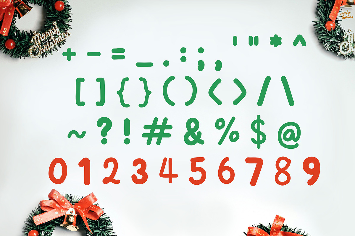 Jingle Bells | handwriting font, a Handwritten Font by LivelyAutumn11.11 (Photo 3 of 5)