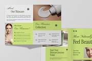 Green Skincare Bifold Brochure, a Brochure Template by Annora Studio (Thumbnail 3 of 6)