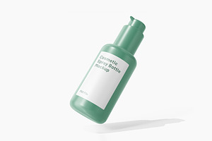 Cosmetic Spray Bottle Mockup Vol.1