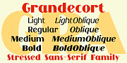 Grandecort, a Sans Serif Font by Ingrimayne Type (Thumbnail 2 of 9)