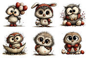 Whimsical Easter Owl Clipart, an Illustration by Dream Creation (Thumbnail 4 of 6)